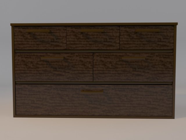 basic drawer low-poly 3Dモデル .c4d .max .obj .3ds .fbx .stl .blend 