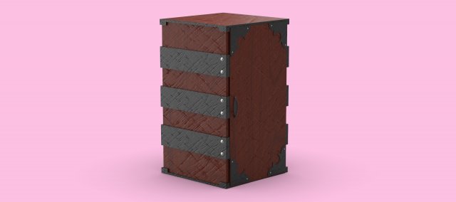 caja nezuko 3D 模型 .c4d .max .obj .3ds .fbx .stl .blend 