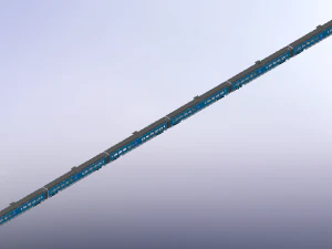 high speed train 3D Model