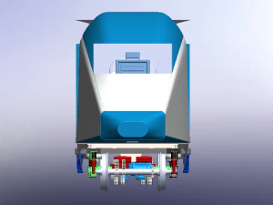 high speed train 3D Model