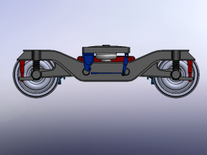 railway bogie 3Dモデル