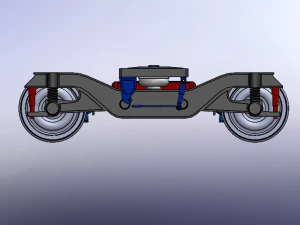 railway bogie 3D Model