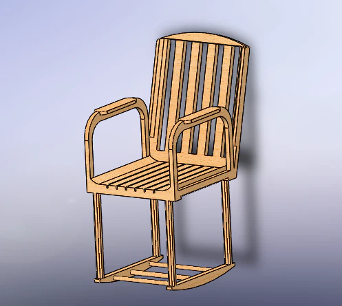 kursi Model 3D .c4d .max .obj .3ds .fbx .stl .blend 