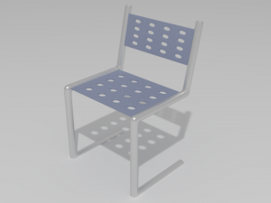 metal chair 3D Model