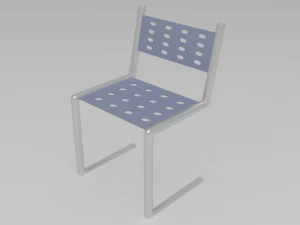 metal chair 3D Model