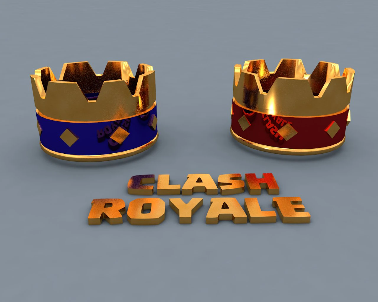 3d crown royale clash 3D Model .c4d .max .obj .3ds .fbx .stl .blend 