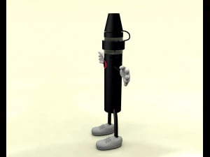 vape caricatured 3D Model