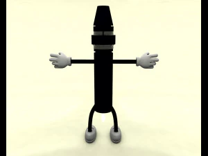 vape caricatured 3D Model