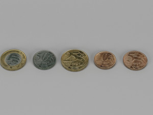brazilian real brl currency pack 3D 모델