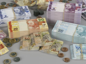 brazilian real brl currency pack 3D 모델