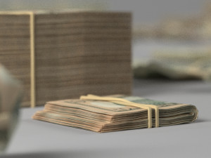 american dollar usd currency pack Modelo 3D