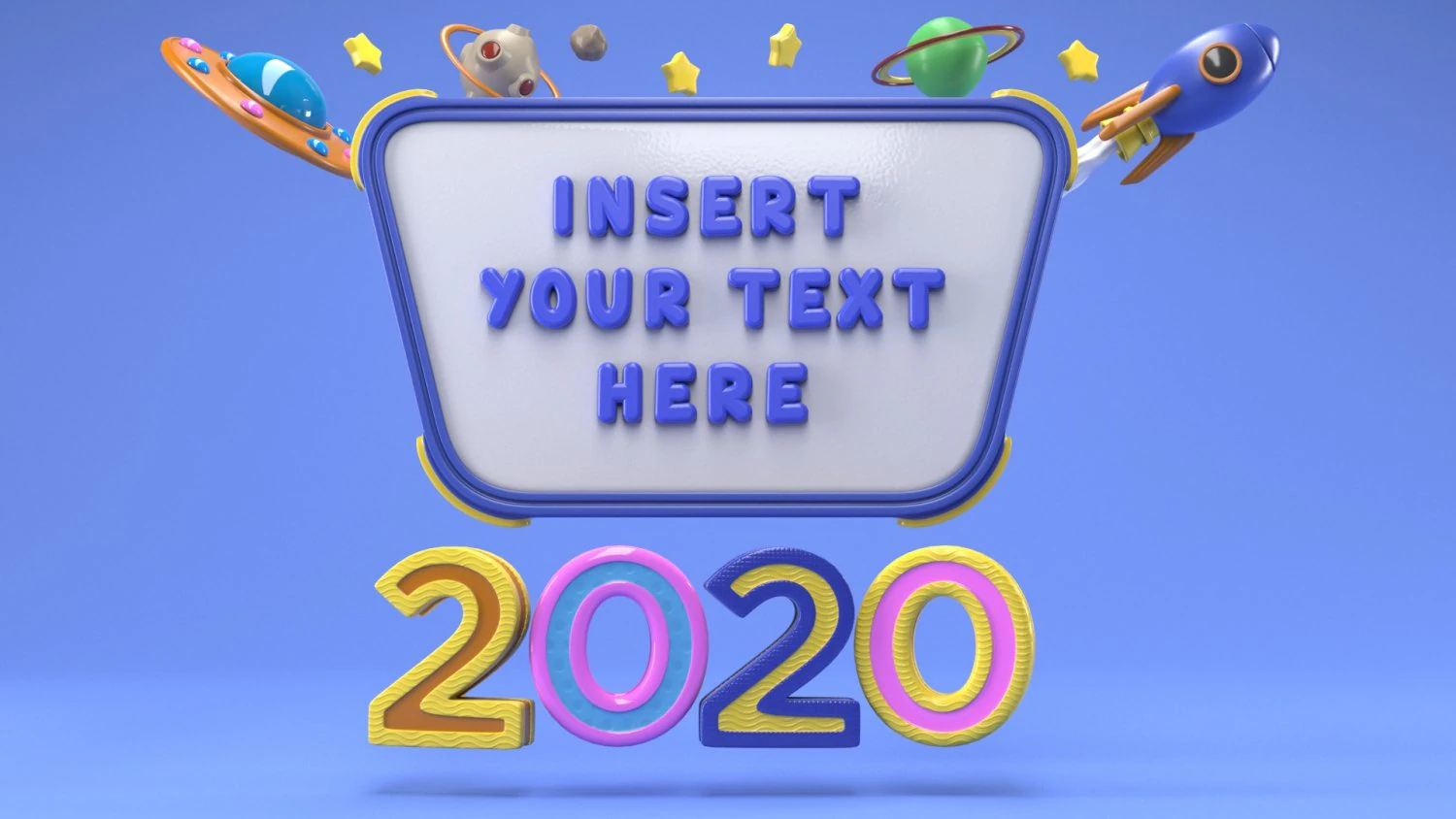 cartoon message board 3D Model .c4d .max .obj .3ds .fbx .stl .blend