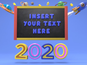 cartoon message board 3Dモデル