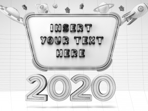 cartoon message board 3Dモデル