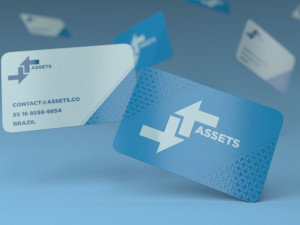 business card mockups Model 3D