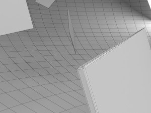 business card mockups Model 3D