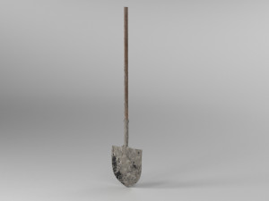 shovel dirty and clean 3D-Modell