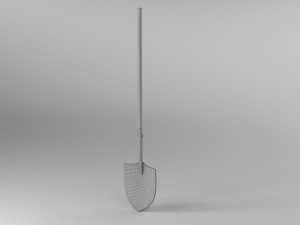shovel dirty and clean 3D-Modell