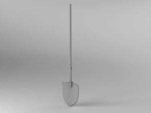 shovel dirty and clean 3D Model