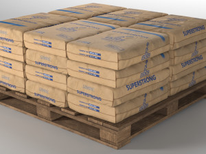 Cement bag 3D Model