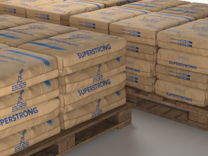 Cement bag 3D Model
