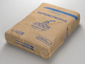 Cement bag 3D Model
