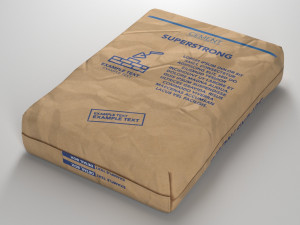 Cement bag 3D Model