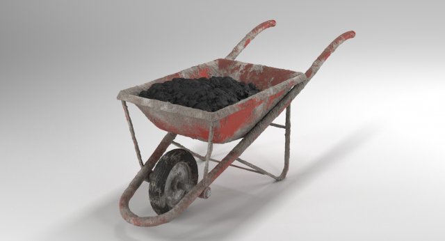 stroller dirty and clean Modelo 3D .c4d .max .obj .3ds .fbx .stl .blend 