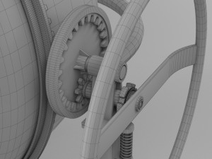 cement mixer dirty and clean 3D-Modell