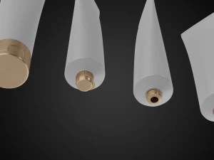 tube container full empty and crumpled 3D Model