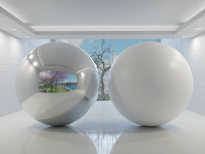 white base scenes pack 3D Model