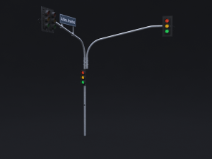 brazilian traffic assets 3D Model