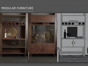 office scene 3D Model