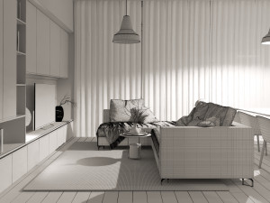 apartment scene Modello 3D