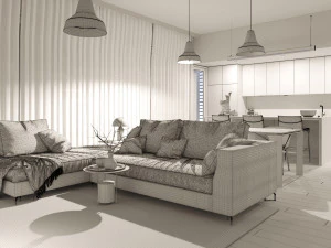 Apartman sahnesi 3D Model