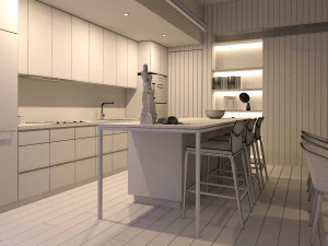 Apartman sahnesi 3D Model