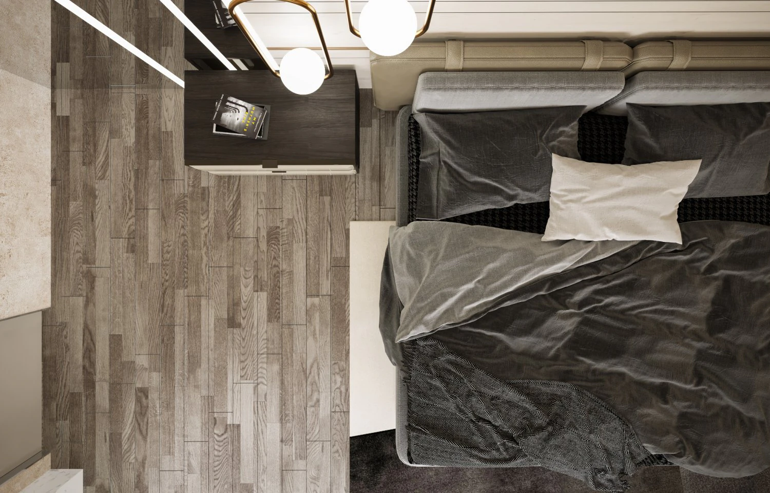 escena interior del dormitorio Modelo 3D .c4d .max .obj .3ds .fbx .stl .blend 