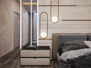 bedroom interior scene Modello 3D