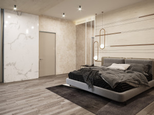 bedroom interior scene Modello 3D