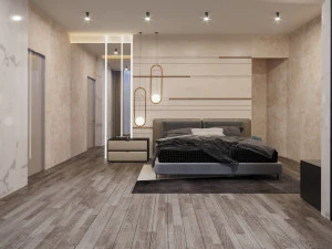 escena interior del dormitorio Modelo 3D