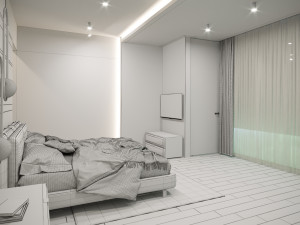 bedroom interior scene Modello 3D