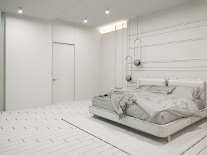 bedroom interior scene Modello 3D