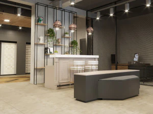 showroom interior scene 01 3D Model
