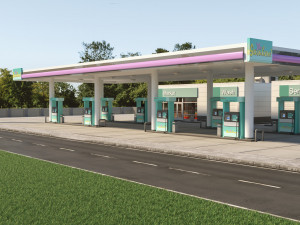 the gasoline gas station 3D Model