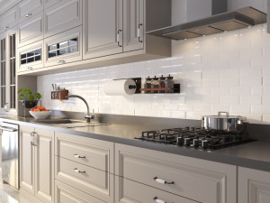 realistic kitchen scene 01 3D Model