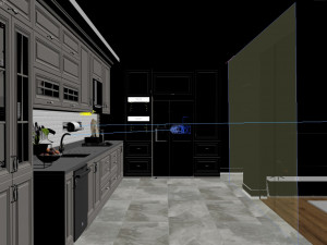 リアルなキッチンシーン 01 3Dモデル