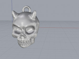 skull pendant 3D Print Model