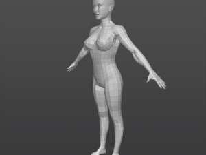 Girl base mesh 3D-Modell