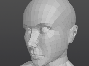 Girl base mesh Model 3D