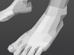 Girl base mesh Model 3D